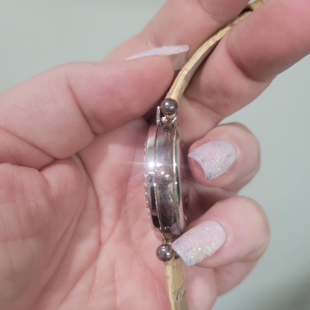 ECCLISSI 925 STERLING SILVER WATCH. VTG EXCELLENT Original Ecclissi Leather Band - Picture 7 of 14